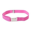 31BB Children Kids Color Unisex Canvas Belts Boys Girls Elastic Belt Adjustable