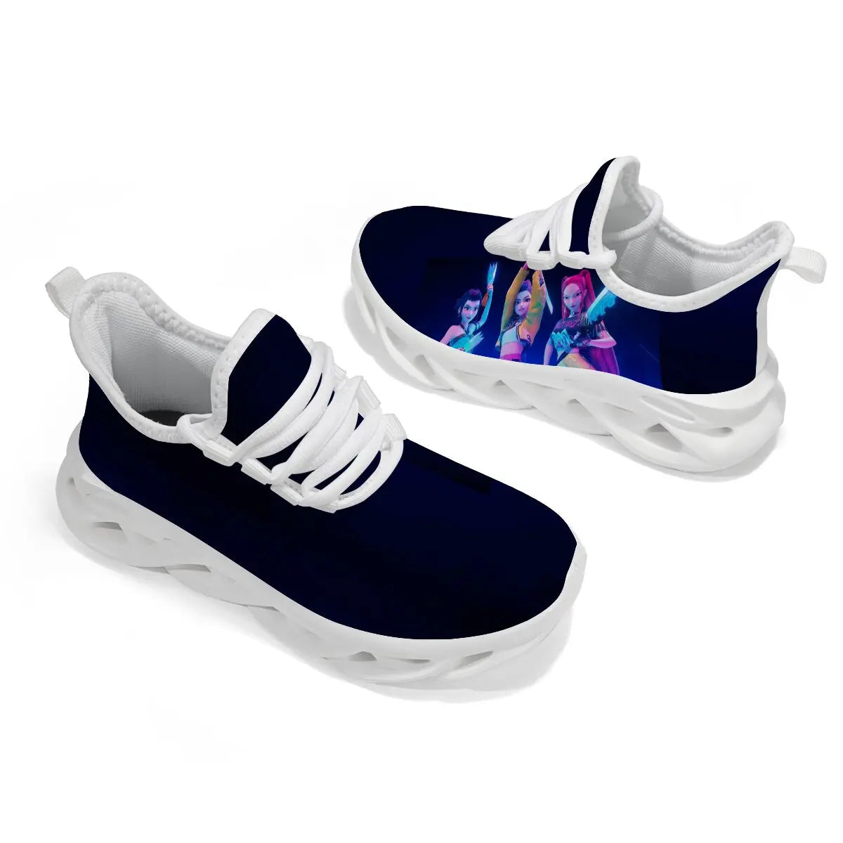 Children's Sneakers for Boy Kids Running Shoes with Cartoon Girls Print Lightweight Versatile Tennis Shoes for Girls Men Women