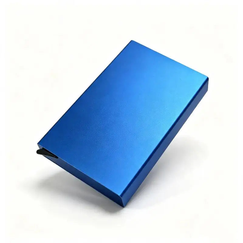 Smart Wallet Card Holder Metal Thin Slim Men Women Wallets Up Minimalist Wallet Small Black Purse Walets For Men