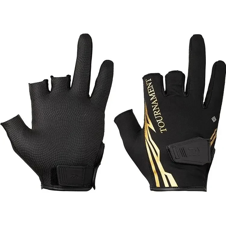 New Brand Fishing Gloves for Men Anti-Slip Breathable Quick-drying Soft Mesh Wear-resistant Three-finger Cut Gloves M,L,XL