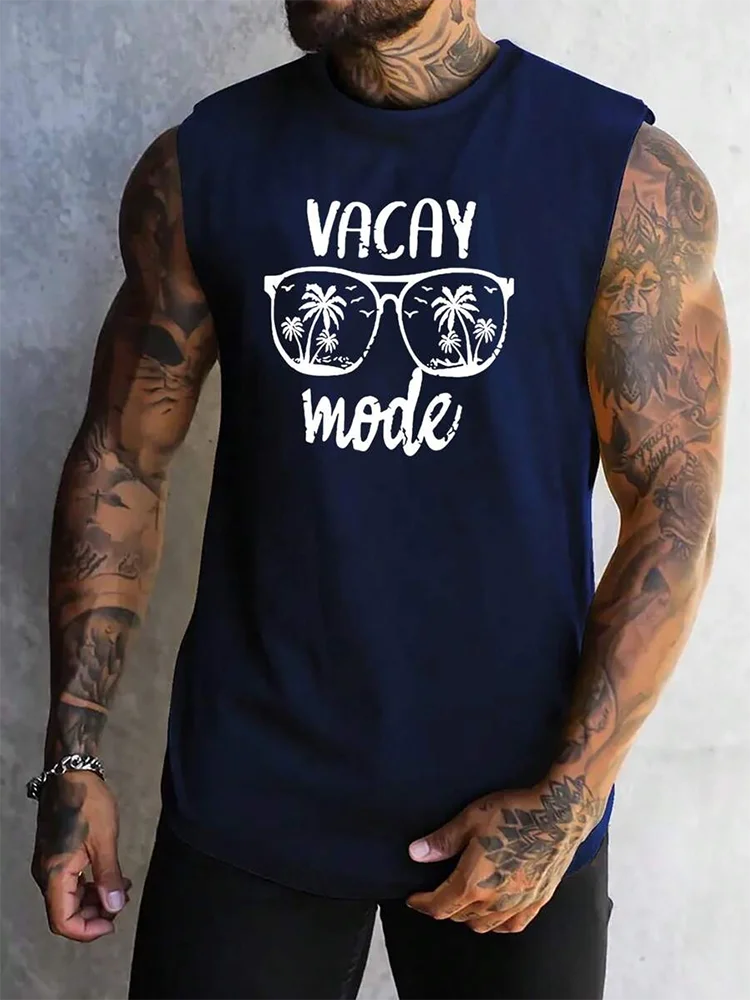 Summer Daily Casual Men's Tank Top Urban Street Fashion Men's Tank Top Outdoor Sport Men's Sleeveless T-shirt 3D Printing