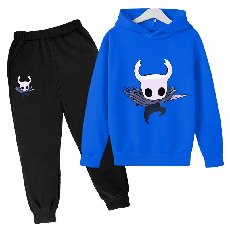 children Fashion New Popular Hot game Hollow Knight kids Hoodies  Personality Anime Hoodie Harajuku Sweatshirts boy hoodie sets