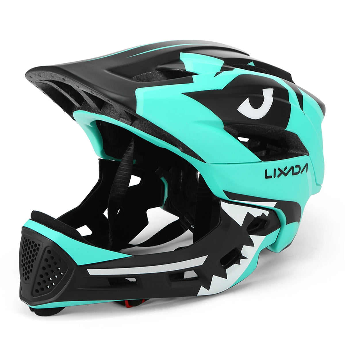 Lixada Kids Detachable Full Face Bike helmet Children's Sports Child Cycling mtb Motorcycle Skateboarding Roller Skating Helmet