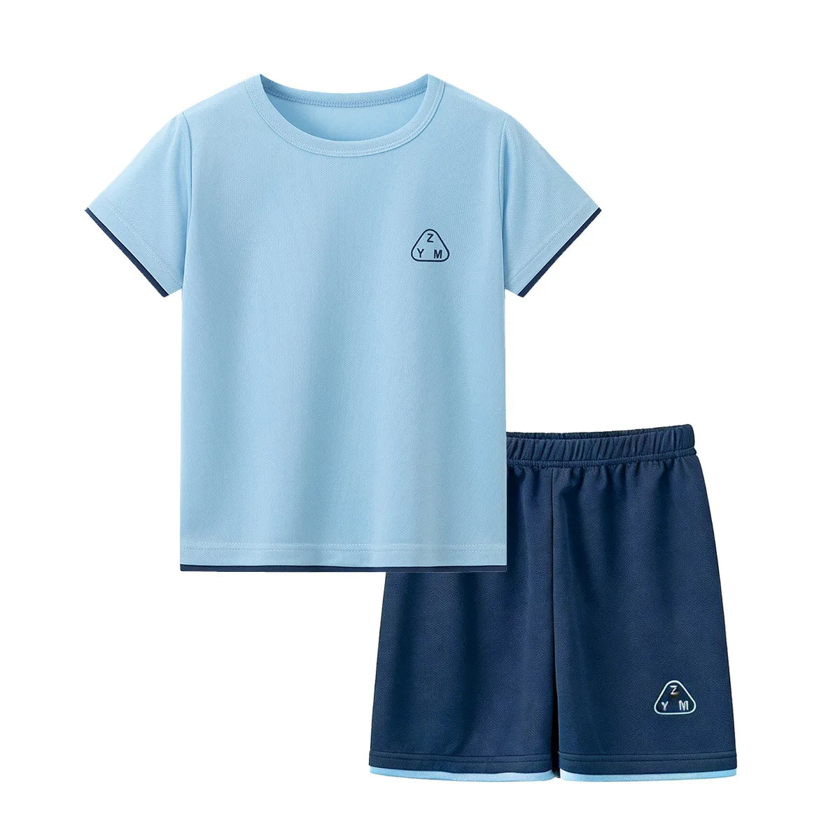 1-10Y Boys Girls Sports Basketball Clothes Jersey Suit Summer Children Football T Shirts Shorts 2pcs Sets Breathable Sportswear