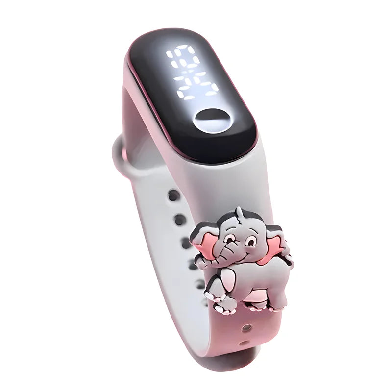Fashion Children Watches For Boys Girls Electronic Bracelet Sports Touch LED Cartoon Doll Kids Watch Women Waterproof Clock