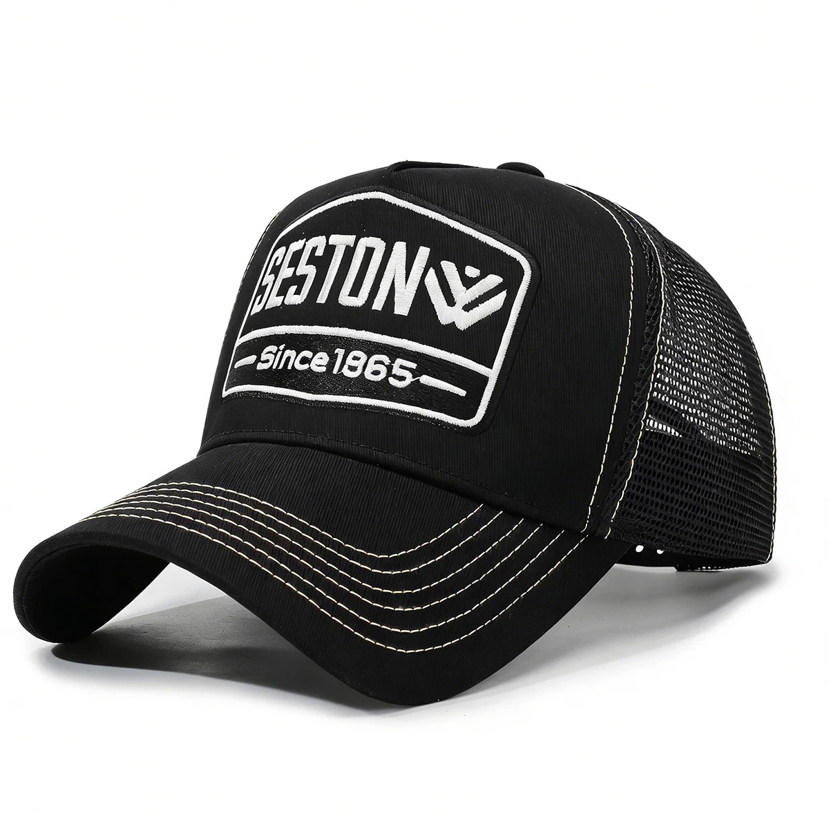 Branded Hats for Men, Spring and Summer Universal Baseball Caps, Large Head Circumference, Youthful Appearance, Face-Slimming Effect, Sun Protection Sun Hats