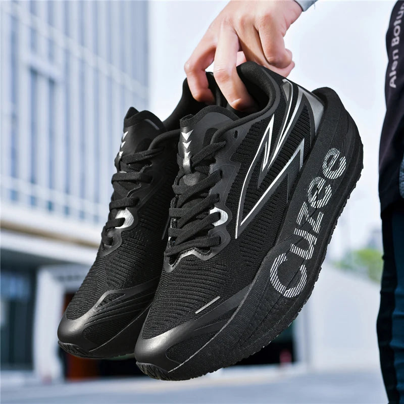 Men's Shoes Air Cushion Runner Trainers Tenis Plate Sports Running Shoes Women Comfortable Athletic Speciality Marathon Sneakers