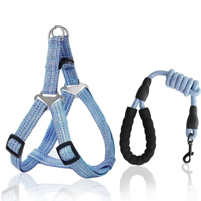Adjustable Pet Leash Puppy Dog Cat Vest Harness Prevent Breaking Free Pet Harnesses For Dog Walking And Hiking Pet Supplies