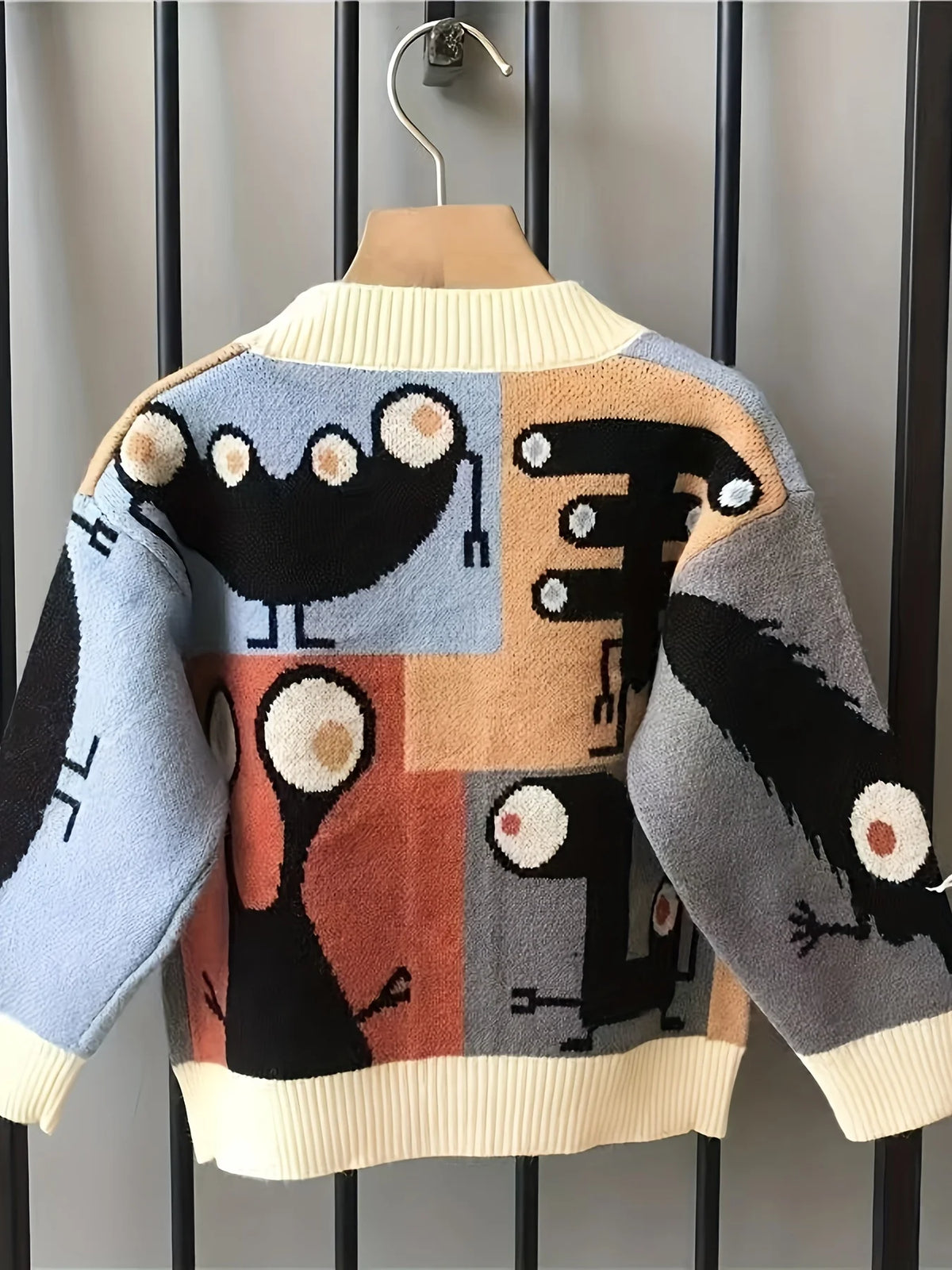 Children's Clothing Boys' Jackets Autumn and Winter New Knitted Sweaters Cartoon Tops Cardigans Korean Style Children's Jackets