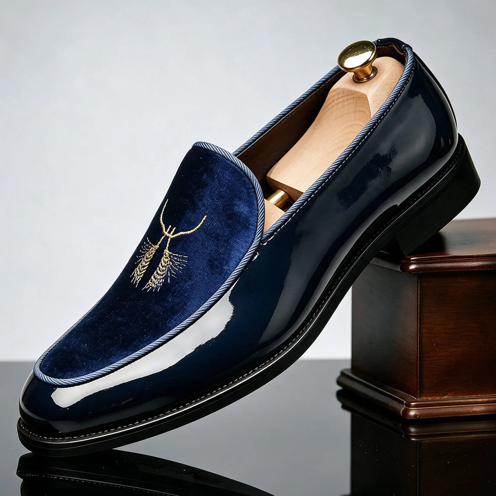 Men's Fashionable Loafers Leather Shoes Light Luxury High-End Business Formal Dress Shoes Comfortable Breathable