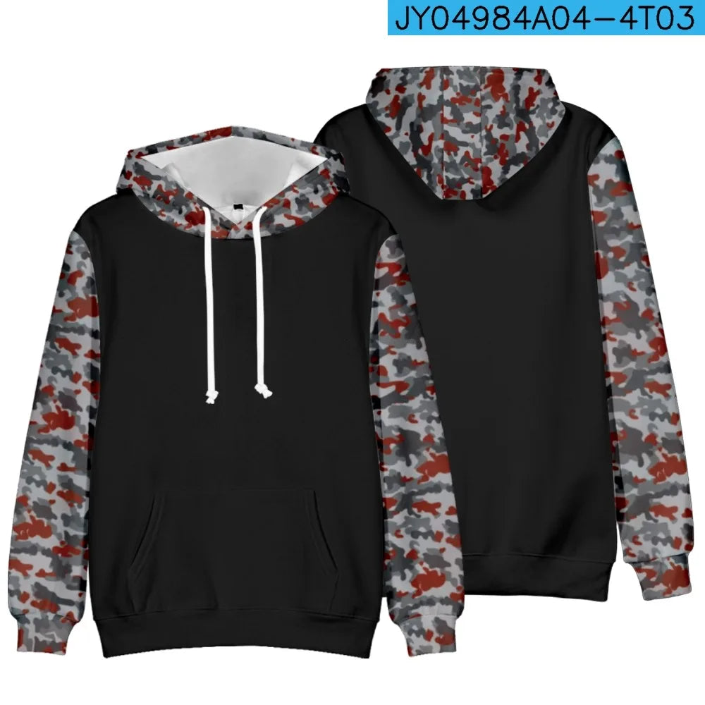 Hoodie Men Anime Creepypasta Hoodies Women Men Sweatshirt Streetwear Y2k Ticci Toby Cosplay Clothes Oversized Hooded Jacket