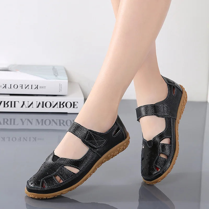 Women Sandals Casual Summer Ladies Closed Toe Beach Sandals Walking Women Flats Shoes Outdoor Comfort Female Fashion Sneakers