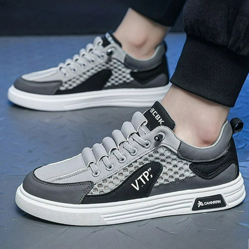 Men's Shoes Mesh Loafers Fashion Lightweight Male Casual Shoes Low Top Soft Sole Sneakers Slip on Flat Men Tennis Shoes Zapatos