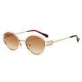 Sunglasses for Women Retro Oval 90s Sun Glasses Lightweight Vintage Cat Eye Trendy ShadesProtection Lens