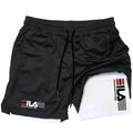 2026 Men's Sports Shorts, Double-layer Quick-Dry Breathable Casual Sportswear, High-Quality Fashion Running Tight Fit Style