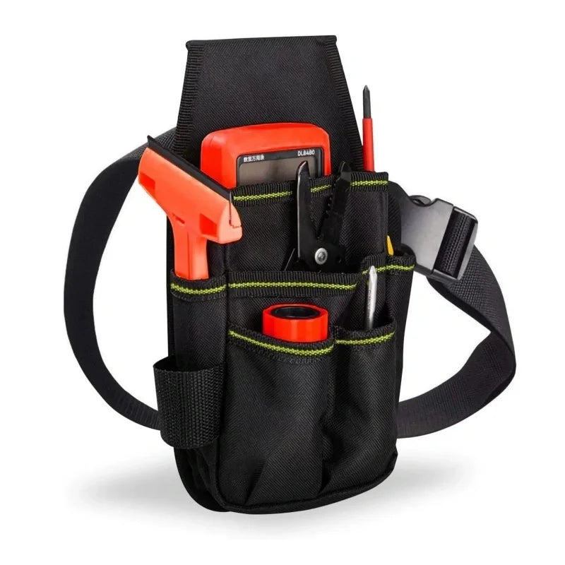 Tool Belt, Small Tool Pouch with Belt Clip, Electrician Tool Pouch, Tool Belts for Men, Utility Pouch with Adjustable Belt
