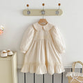 Baby Girls Dress Long Sleeve Girls Sweet Party Princess Kids Dresses for Girls Ruffles Lace Casual Dresses children's dresses