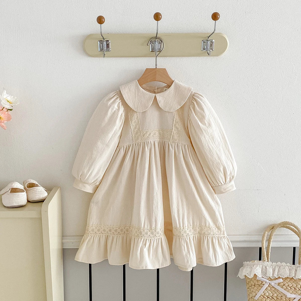 Baby Girls Dress Long Sleeve Girls Sweet Party Princess Kids Dresses for Girls Ruffles Lace Casual Dresses children's dresses