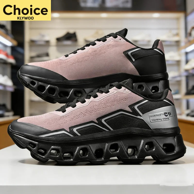 Men Sports Marathon Running Shoes Carbon Board Speciality Breathable Lightweight Women's Comfortable Athletic Nonskid Sneakers