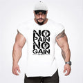 Gym Clothing Mens Bodybuilding Hooded Tank Top Cotton Sleeveless Vest Sweatshirt Fitness Workout Sportswear Tops Male Suspenders
