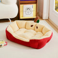 All Season Pet Bed Sofa for Small Dogs, Soft Warm Cat Bed Nest Comfortable Sleeping Bed for Bichon Frise Pet Supplies