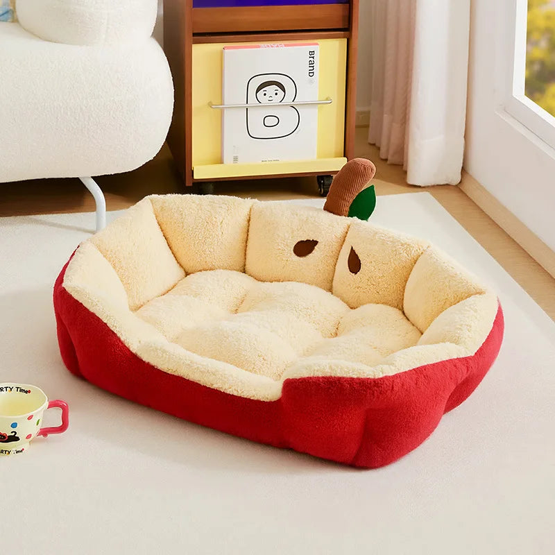 All Season Pet Bed Sofa for Small Dogs, Soft Warm Cat Bed Nest Comfortable Sleeping Bed for Bichon Frise Pet Supplies