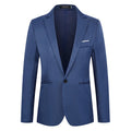 Summer Men's Casual Suit Fashion Business Office Trendy Non-ironing Anti-wrinkle Suit Jacket Solid Color Slim Fit Men's Suit