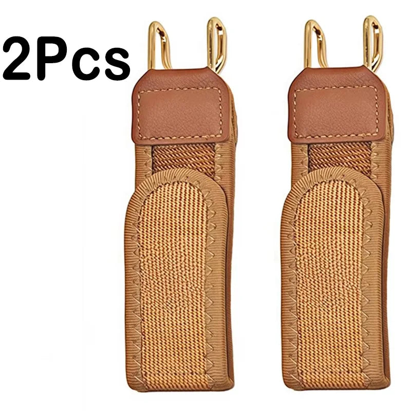 Four Men'S Belts, No-Buckle Belt with Hooks, Tactical Metal Hook Elastic Belt, an Adjustable Magic Tape No-Buckle Belt for Men