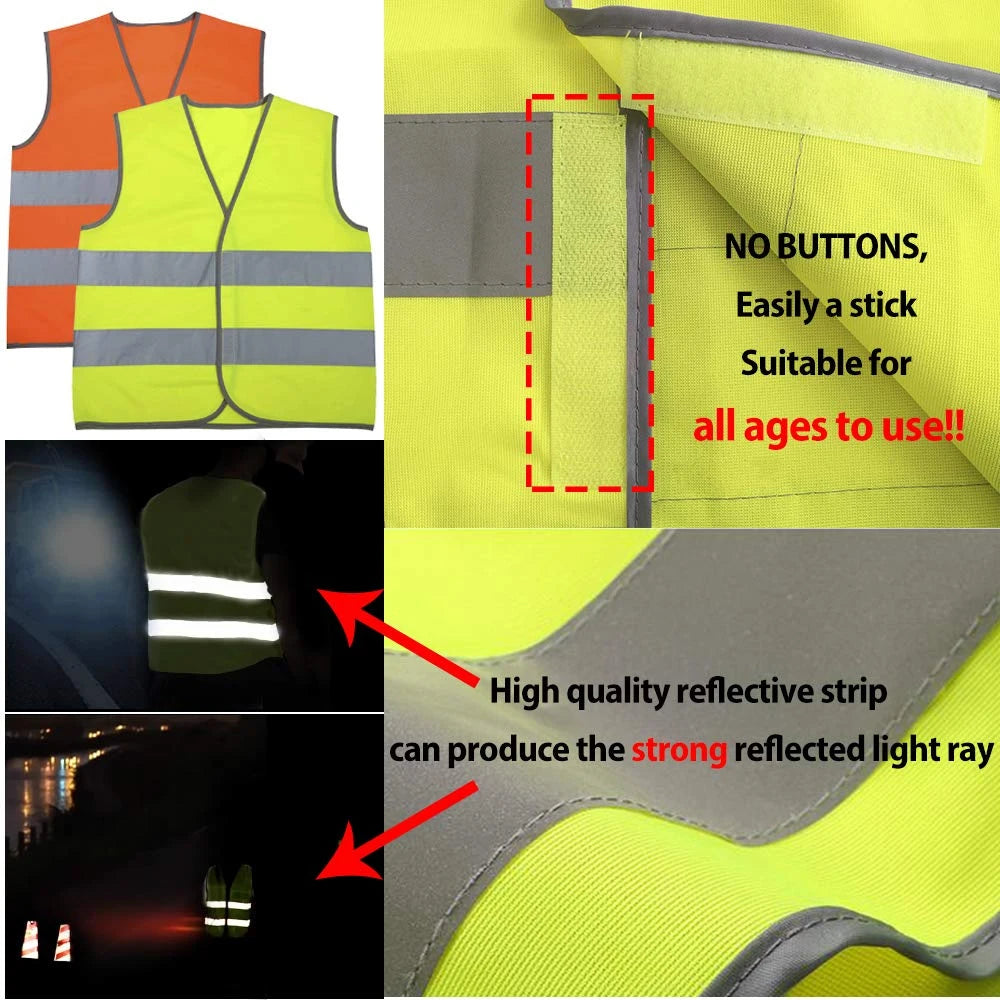 Kids Vest School Children's Training Sports Protective Breathable Vest Multiple Colors Outdoor Warning Clothes