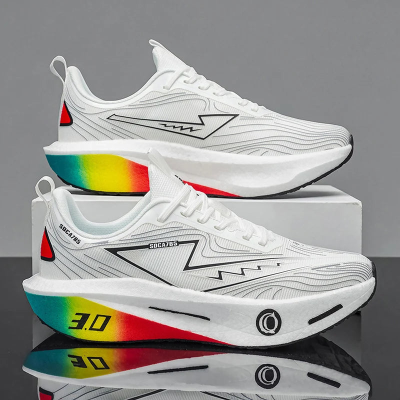 Women's Casual Sports Shoes, Lightweight and Comfortable, Outdoor Running Shoes, Stylish Lace-Up Low-Top Design, Wear-Resistant Soles, Suitable for Training, Hiking, and Fitness Activities, Suitable for All Seasons