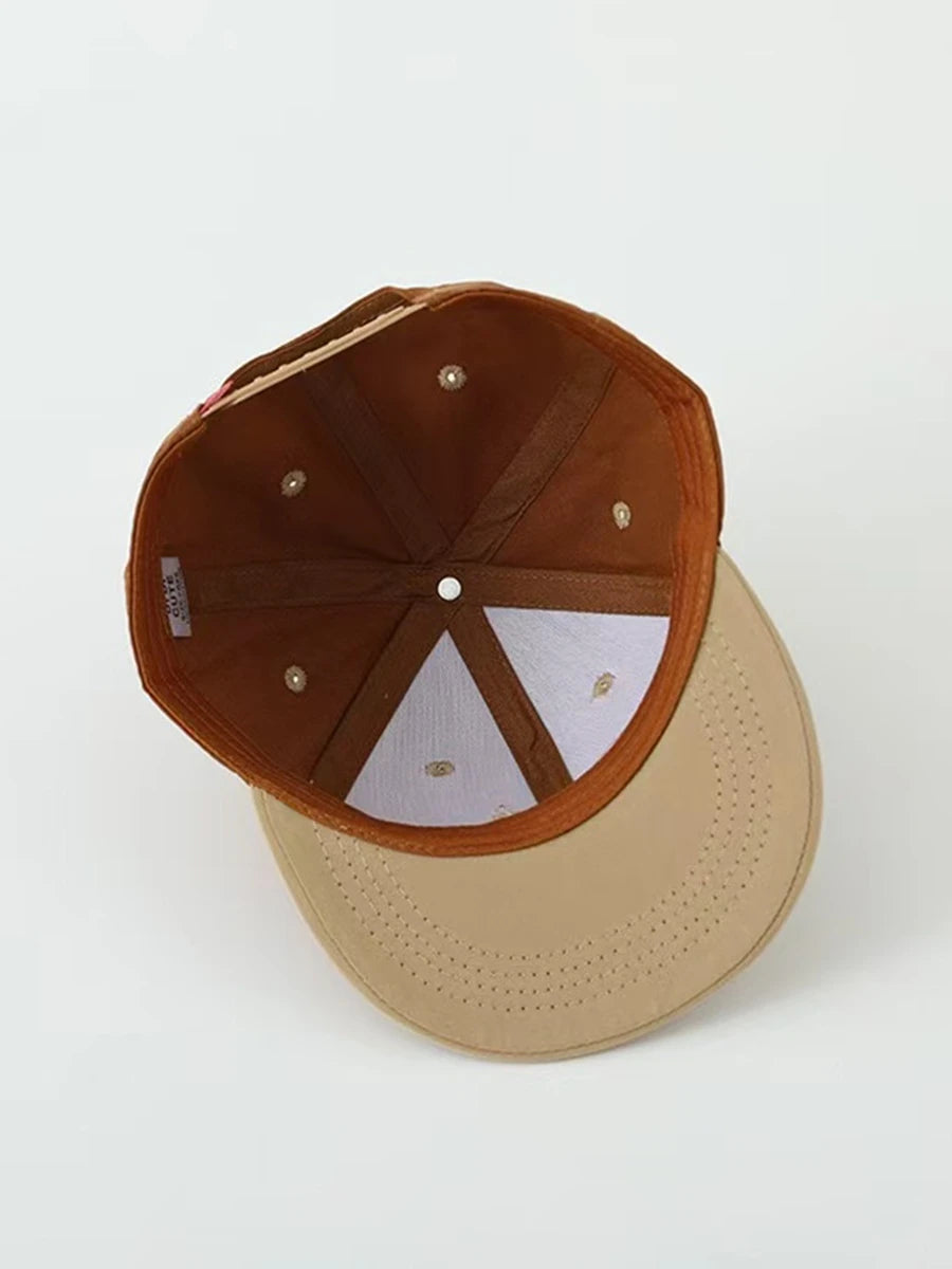 3-8YBoys' Hats, Children's Baseball Caps, Girls' Duck Tongue Sun Hats, Boys' Hip-Hop Flat-Brimmed Hats, Babies