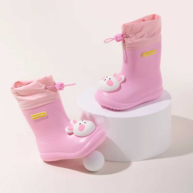 MELITTDEER Kids Rainboots - Waterproof Rain Boots For Boys And Girls,  Ideal For Rainy Days, Water Play