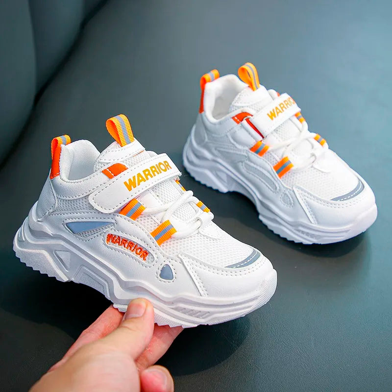 Kids Casual Sneakers for Boys Girls 2025 Autumn New Unisex Kids Active Shoes Non-slip Breathable School Sports Sneakers 4-6years