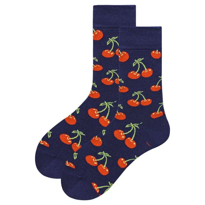 Cute Women Socks Cartoon Animal Food Fruit Socks  Kawaii Funny  Trendy Socks Happy Harajuku Casual Socks Autumn Spring Stocking