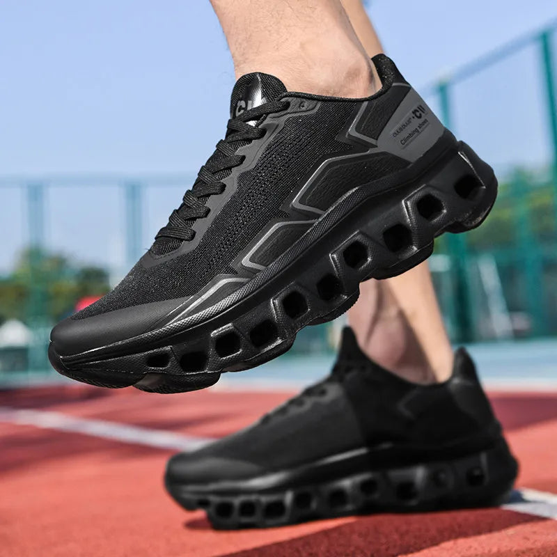 Men Sports Marathon Running Shoes Carbon Board Speciality Breathable Lightweight Women's Comfortable Athletic Nonskid Sneakers