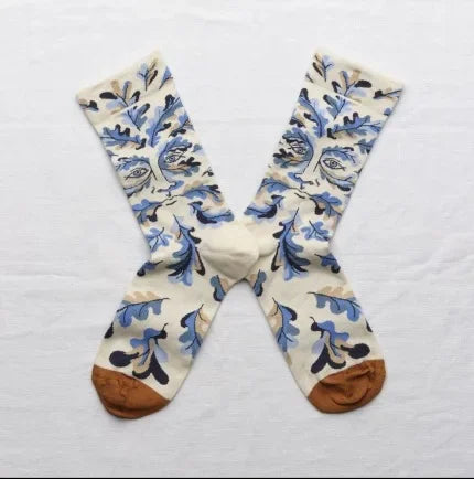 Trendy and Personalized Men Socks Hip Hop Oil Painting Abstract Sock Mouth Letter Embroidery Autumn Mid Tube Socks Women носки