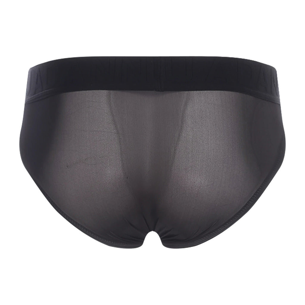 Swimwear Mens Low Rise Sheer Briefs Comfortable Mesh Underwear Breathable Mesh Sheer Cutout Bulge Pouch Jockstrap Panties