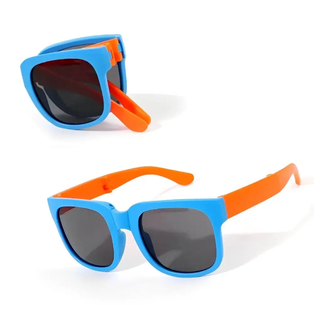 Fashion Square Frame Kids Sunglasses Fashion UV 400 Outdoor Foldable Sunglasses Children Eyewear for Toddler Boys and Girls