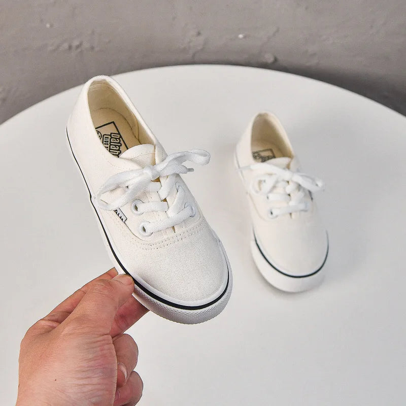 Kid Sneakers 2025 Summer New Kids Canvas Shoe Small Medium Large Kid Shoe Allmatch Women Sneaker Boy Shoes Parent-child Shoes
