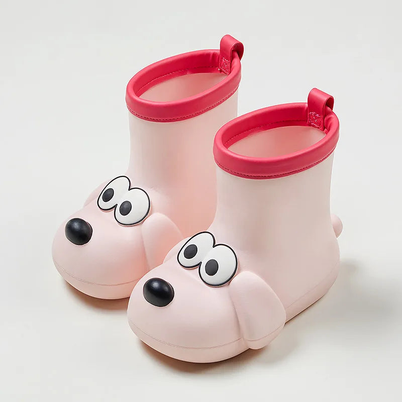2026 New Kids Rain Boots Waterproof Mid Calf Rain Shoes For Boys Girls Toddler Non Slip Wear Resistant Lightweight Outdoor Boot