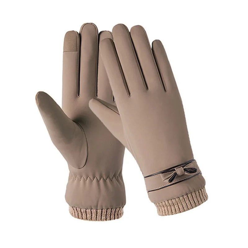 Winter Women Gloves Waterproof Thermal Touch Screen Thermal Windproof Warm Gloves Cold Weather Riding Sports Hiking Ski Gloves