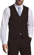 Suits for Men 2 Pieces Vest and Pants Set Gentleman Classic Suit for Men Tuxedo Suit for Men for Wedding Summer Beach