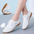 2026 New Women Flats Spring Autumn Woman Loafers Genuine Leather Female Shoes Lace up Soft Comfortable Ladies Women's Shoes