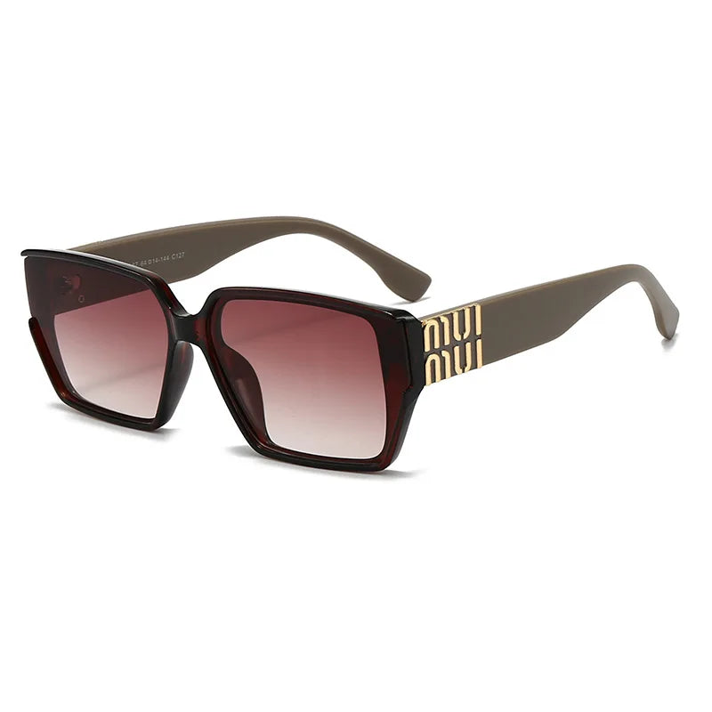 New Luxury MM Glamour Sunglasses For Men And Women Stylish Classic Brand Glasses Unisex Designer Square Shades UV400