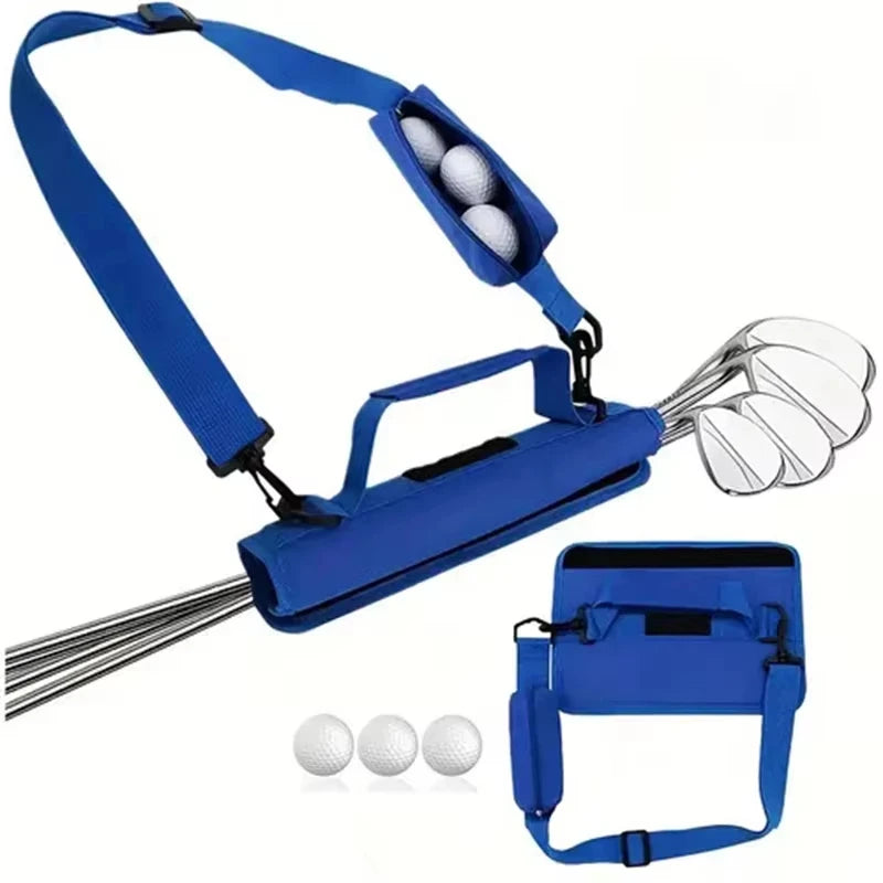Golf Bags Men Stand Bag Mini Lightweight Carrier Bag Carry Driving Range Golf Training Case With Adjustable Shoulder Strap