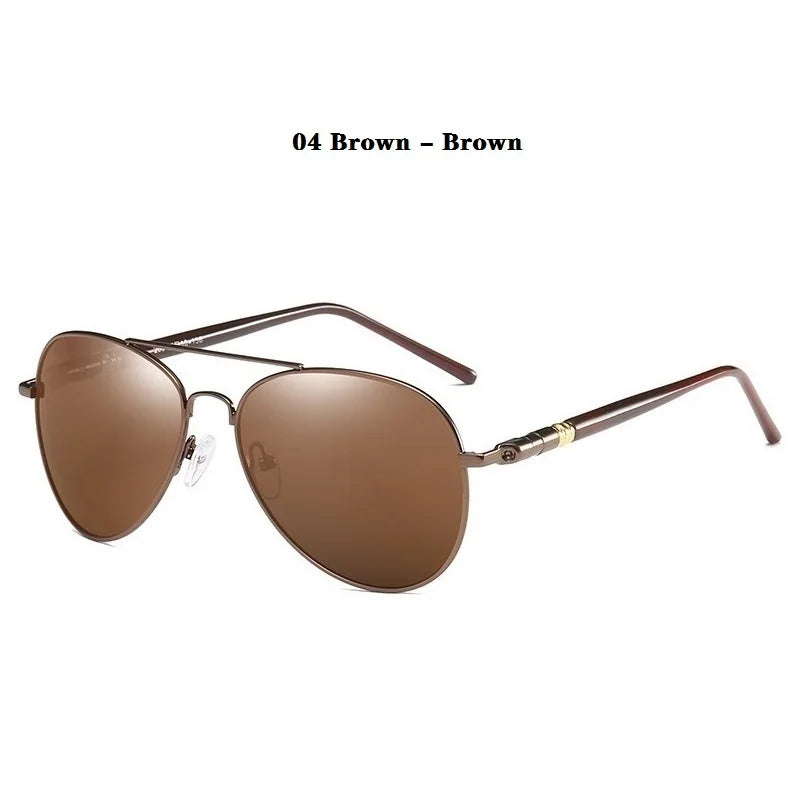 Sunglasses For Men Women Metal Frame Pilot Glasses Male Fashion Driving Sun Glasses Brand Design Eyewear Shades