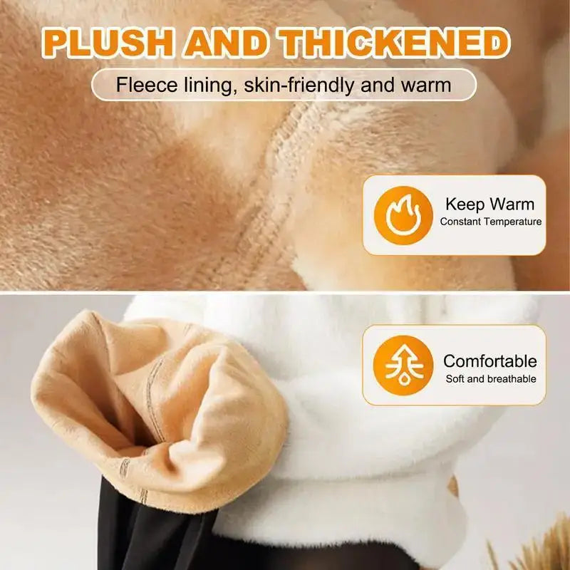 Women's Sexy Sheer Black Tights, Autumn/winter Fleece Pantyhose For Business & Sexy Look，Plus Size Leggings，Warm Bottoming Pants