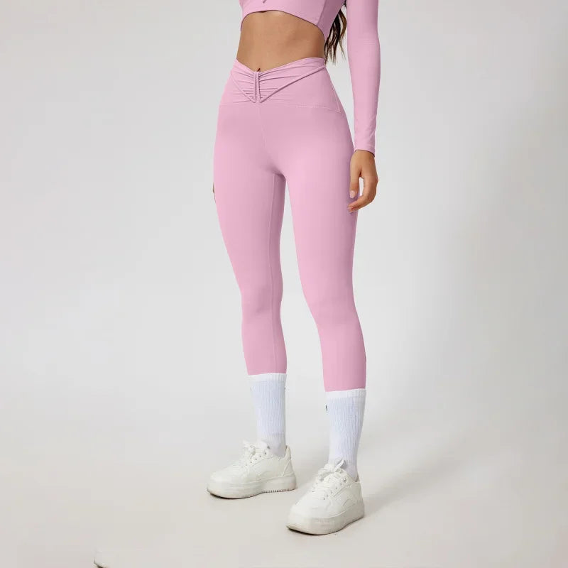 Yoga Leggings Compression Sports Pants Gym Fitness Tights Women's High Waist Hip Push Up Leggings Sportswear Gym Clothing Women