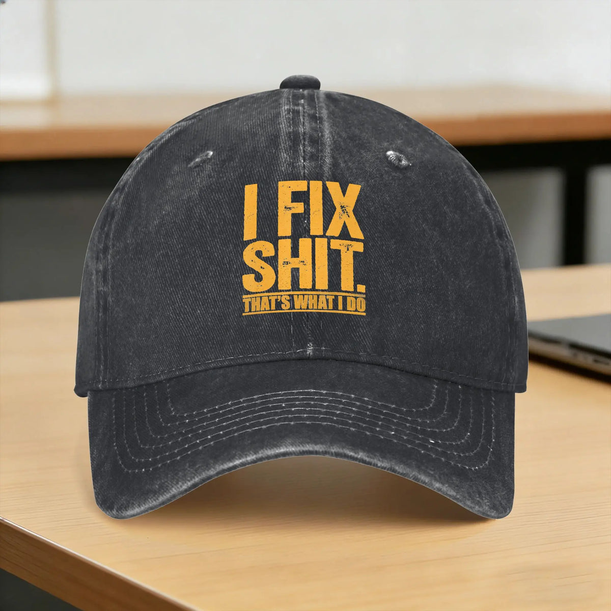 I Fix Shit That's What I Do Tshirt Mechanic Father Dad Baseball Cap Men Adult Print Hip Hop Hats Summer Baseball Caps