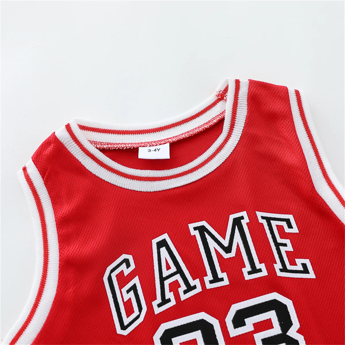 Children's Summer Basketball Suit Vest And Shorts Two-Piece Set Comfortable Lightweight Clothing for Kids